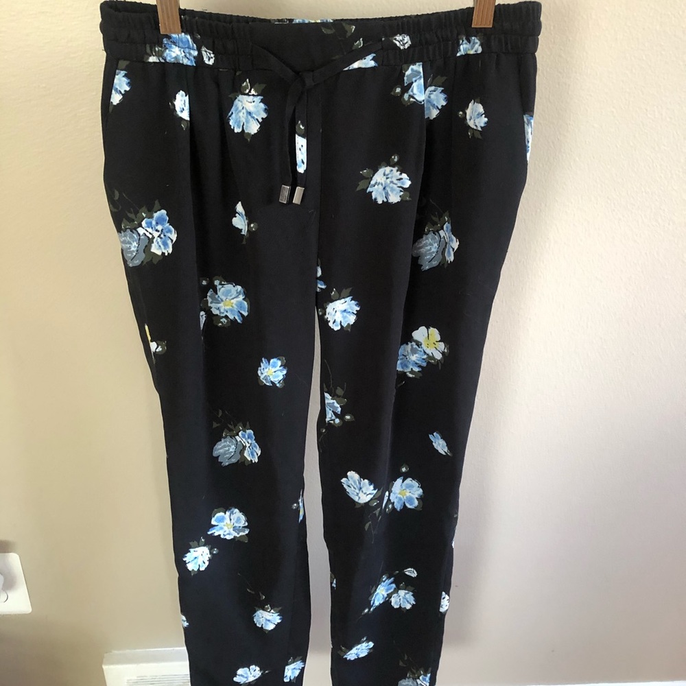 Cropped Floral Pants